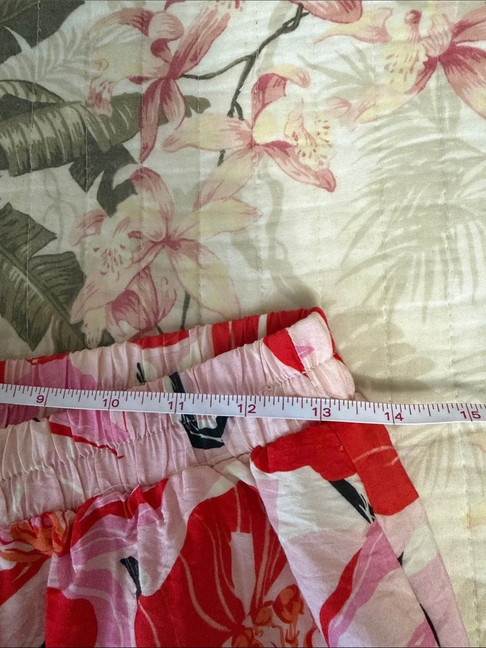 NWOT Melloday 2-Piece Floral Matching Set Pink Wide Leg Pants & Blouse